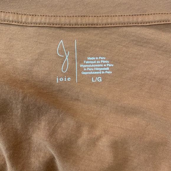 NWT Joie Tshirt in dark peach. - Picture 2 of 5